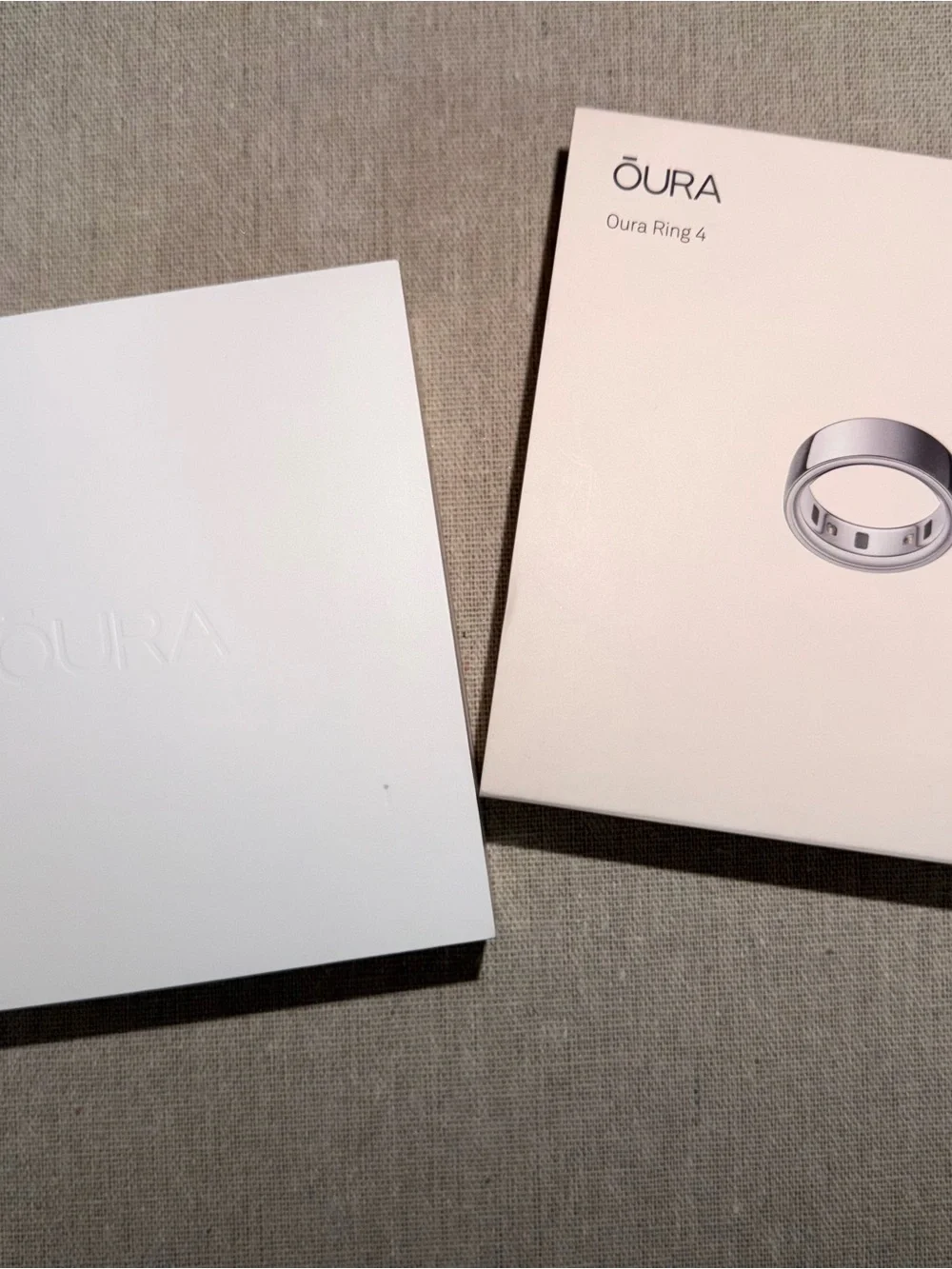 Oura Ring 4 Silver Size 8 – Like New – Complete Set – $200